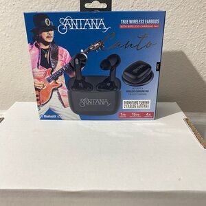 Santana True Wireless Earbuds with Charging Pad
